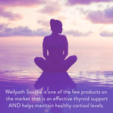 WellPath Thyroid & Adrenal Support Supplement capsules on a table