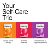 Wellthy HER Daily Multivitamin for Women back view of packaging