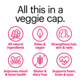 Wellthy HER Daily Multivitamin for Women ingredients list