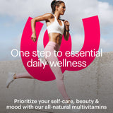 Wellthy HER Daily Multivitamin for Women side view of bottle