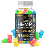 WELLUTION Hemp Gummies Omega 3-6-9 front view packaging