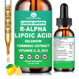 WellVeraVida Alpha Lipoic Acid Liquid 600mg front view