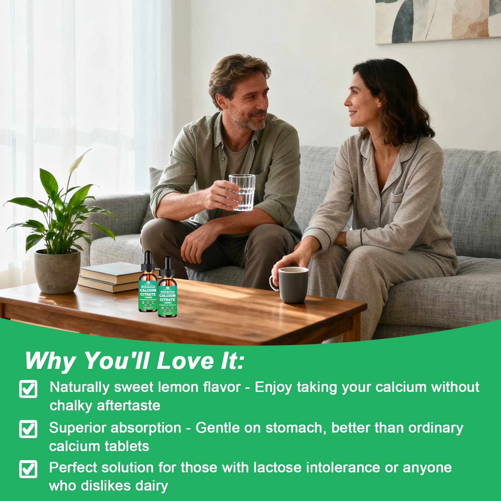 WellVeraVida Calcium Citrate Supplement 1200mg packaging details