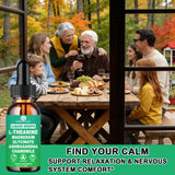 WellVeraVida L-Theanine Liquid Drops in a glass of water