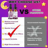 WellVeraVida Magnesium Glycinate Drops for Kids natural strawberry flavour