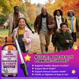 WellVeraVida Magnesium Glycinate Drops for Kids packaging details