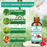 WellVeraVida Organic Magnesium 5 Complex Liquid Drops 1000mg side view