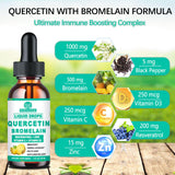 WellVeraVida Quercetin Liquid Drops 1000mg bottle with label