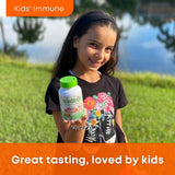 Wellvites Kids daily wellness Support Gummies back view showing ingredients