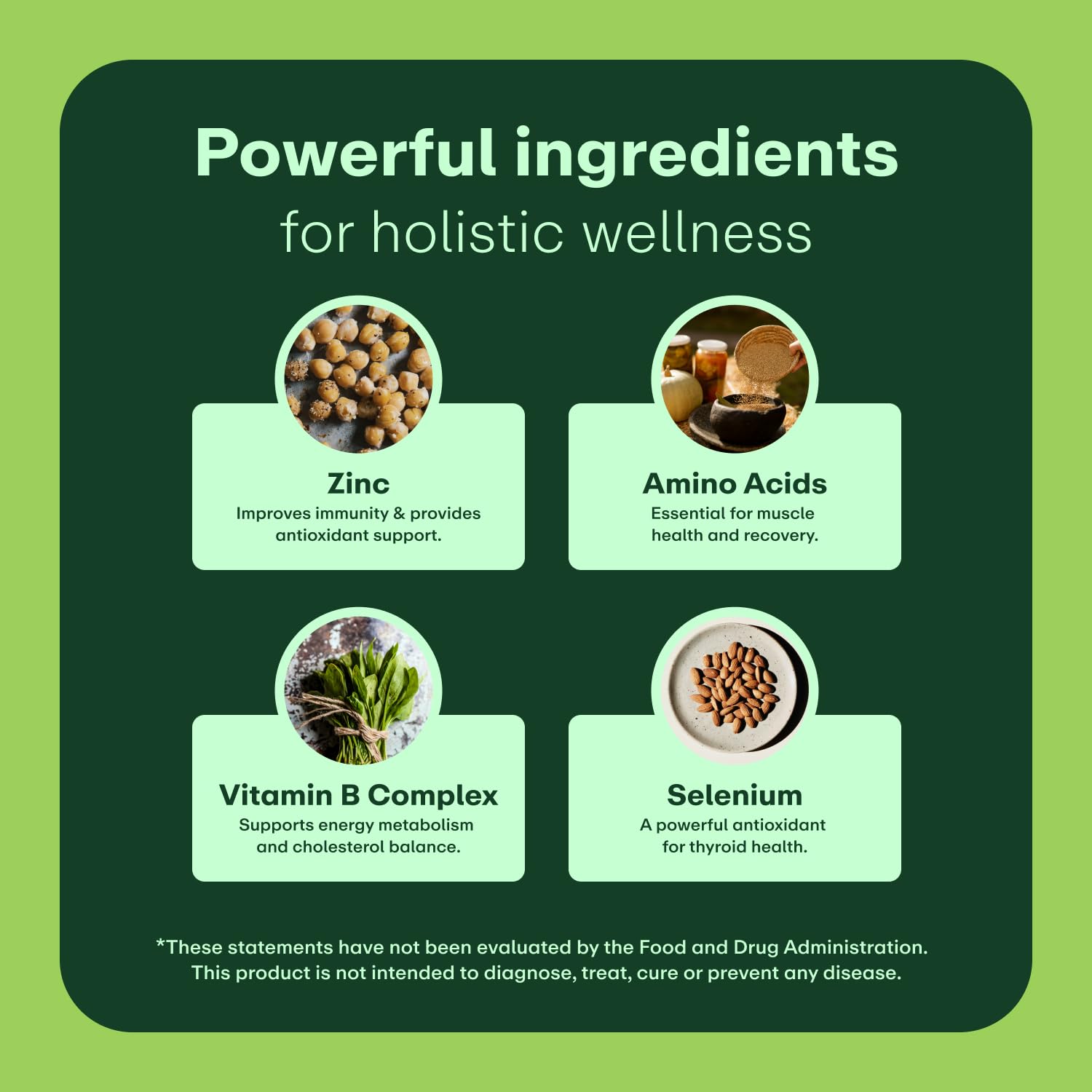 WellWithAll Men's Multivitamin Supplement back view showing ingredients