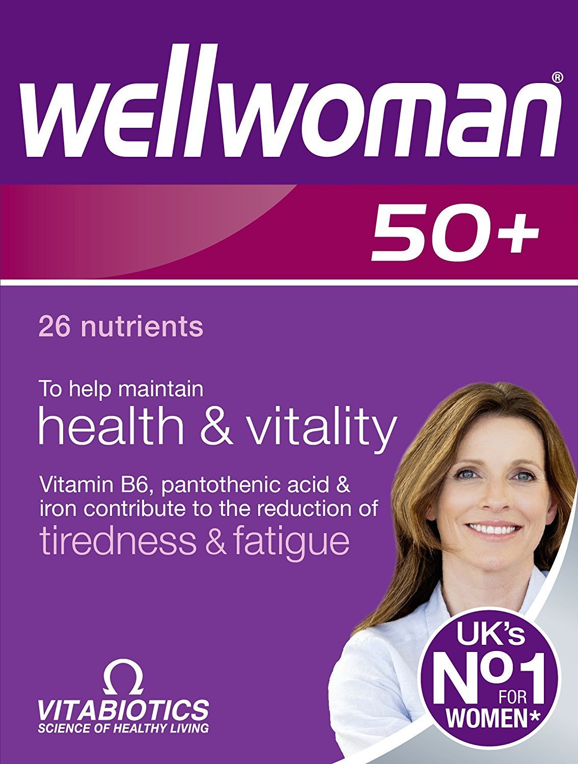 Wellwoman 50+ Multivitamins 240g front view packaging