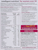 Wellwoman 50+ Multivitamins 30 Tablets side view