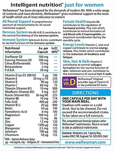 Wellwoman Original 90 Capsules close-up of capsules