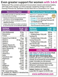Wellwoman Plus Omega 3∙6∙9 multivitamin tablets and capsules side view
