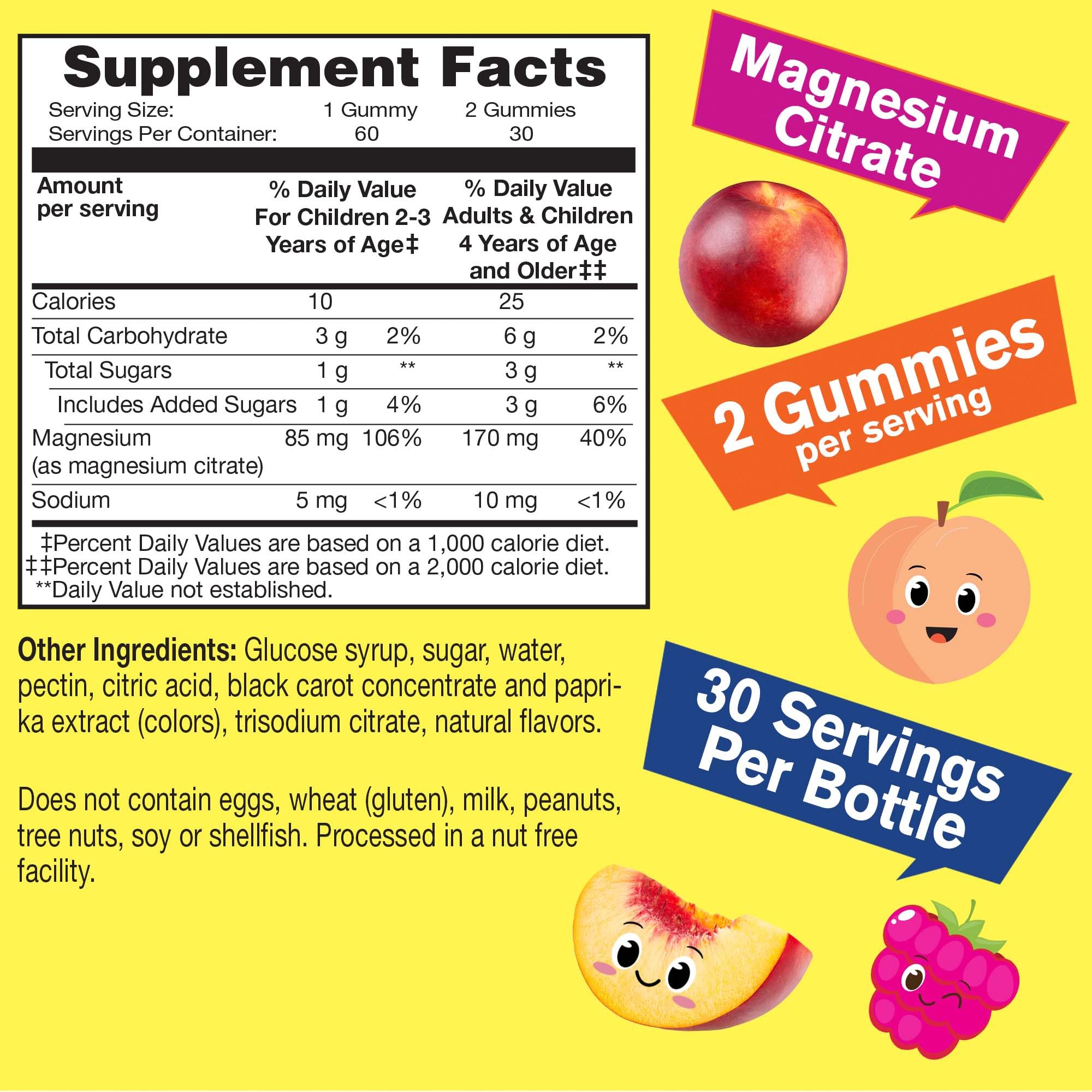 WellYeah Magnesium Gummies showing fruit-flavoured gummies