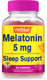 WellYeah Melatonin Gummies 5 mg front view, berry flavour