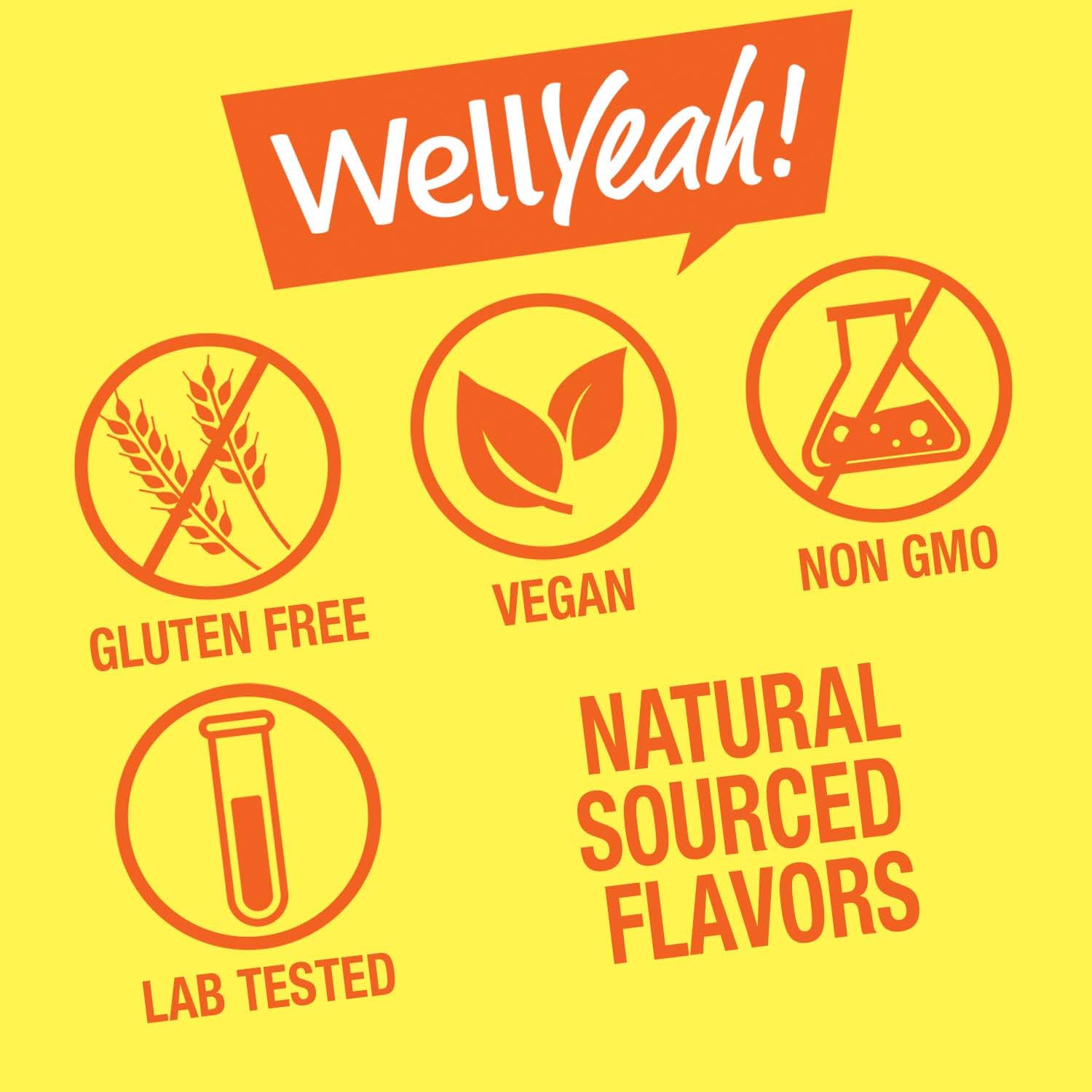 WellYeah Melatonin Gummies 5 mg lifestyle shot with a glass of water