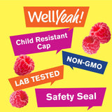 WellYeah Melatonin Gummies 5 mg open pack with gummies visible