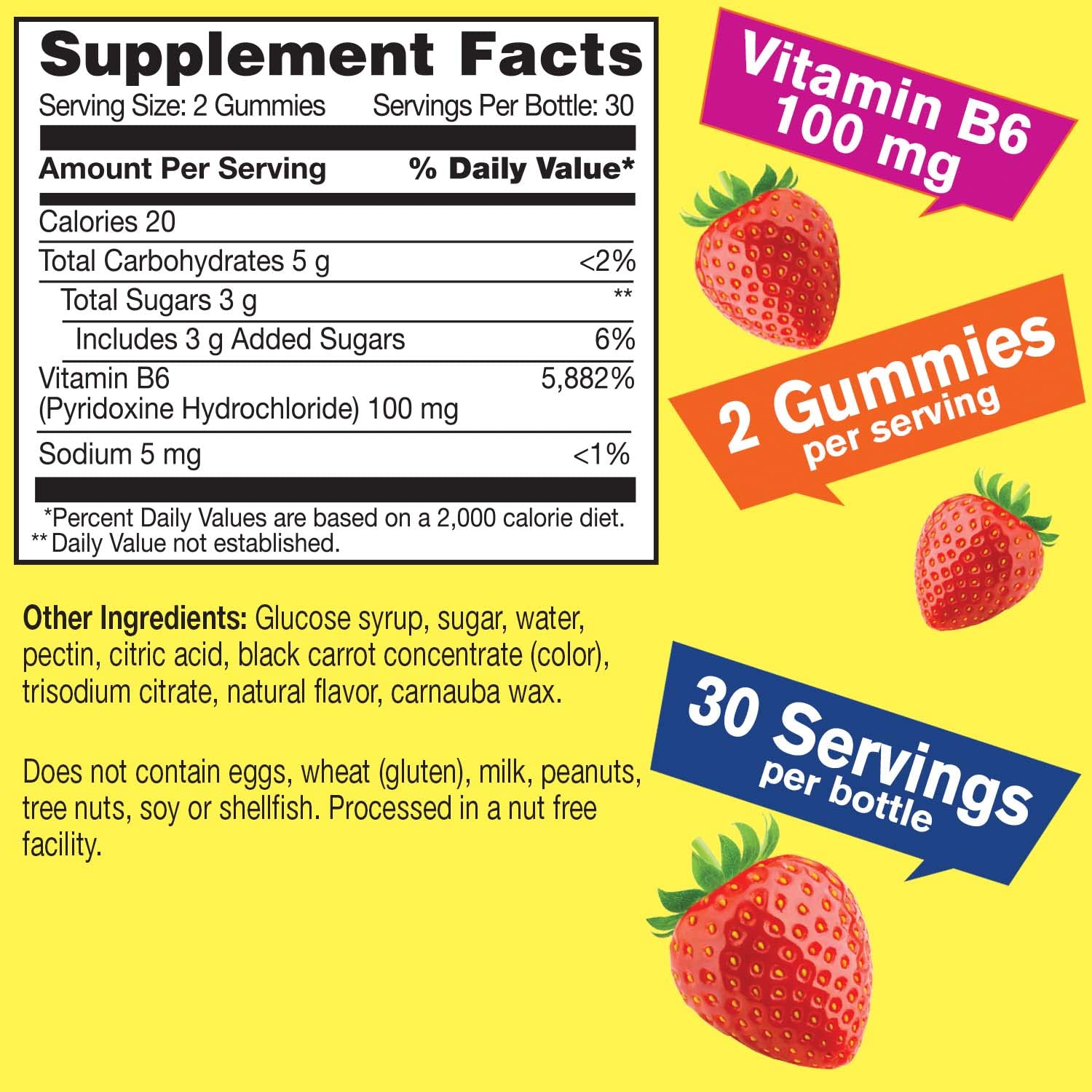 WellYeah Vitamin B6 Gummies 100mg close-up of gummies