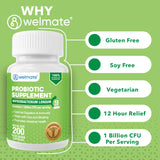 WELMATE Multi-Enzyme Supplement capsules in a hand