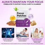 WELOSUER Focus Patches back view with ingredient list