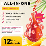WELVIUM Collagen Liquid bottle side view