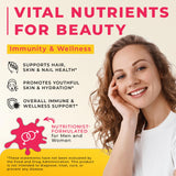 WELVIUM Collagen Liquid packaging with dimensions