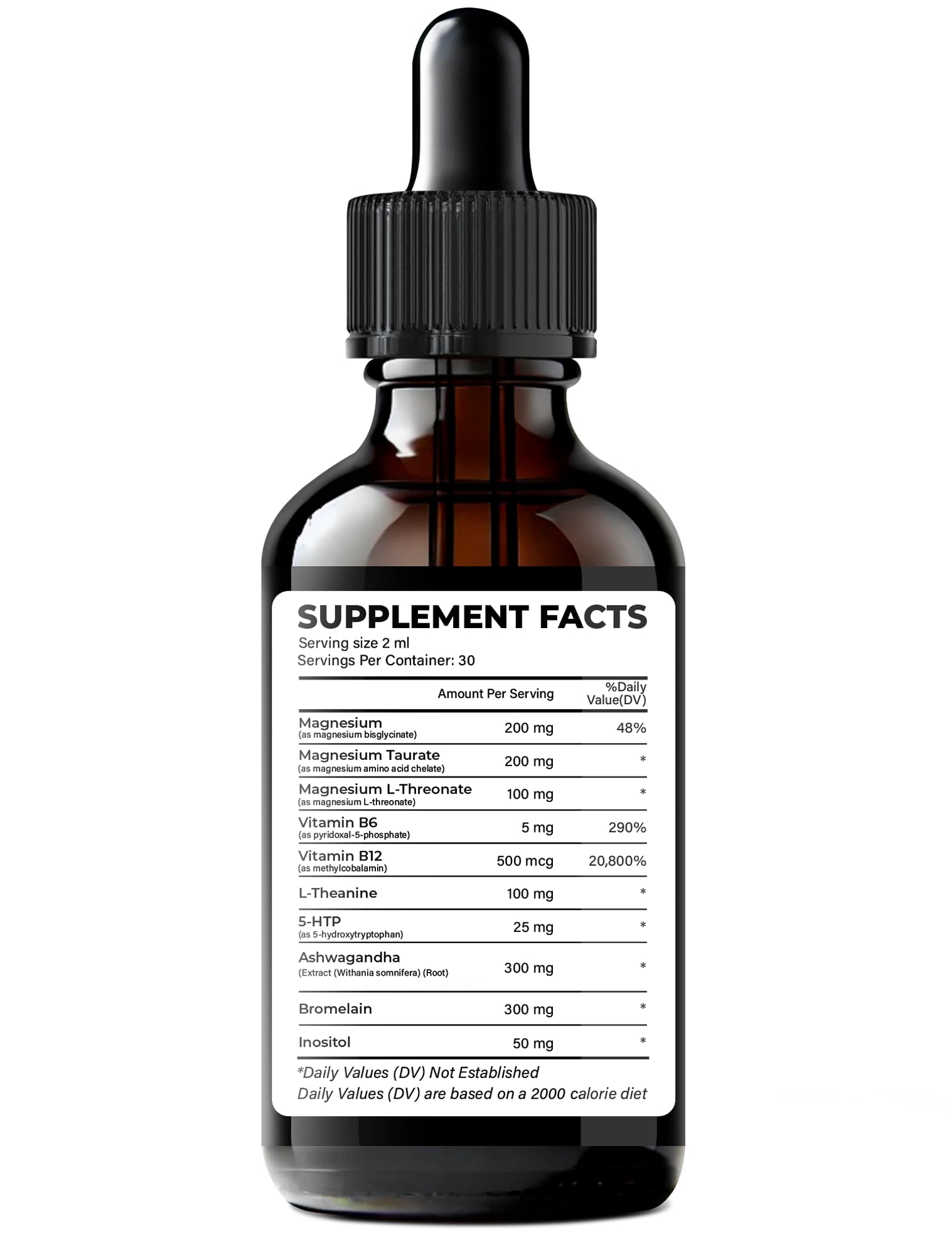 WELVIUM Magnesium Glycinate Liquid Drops close-up of dropper