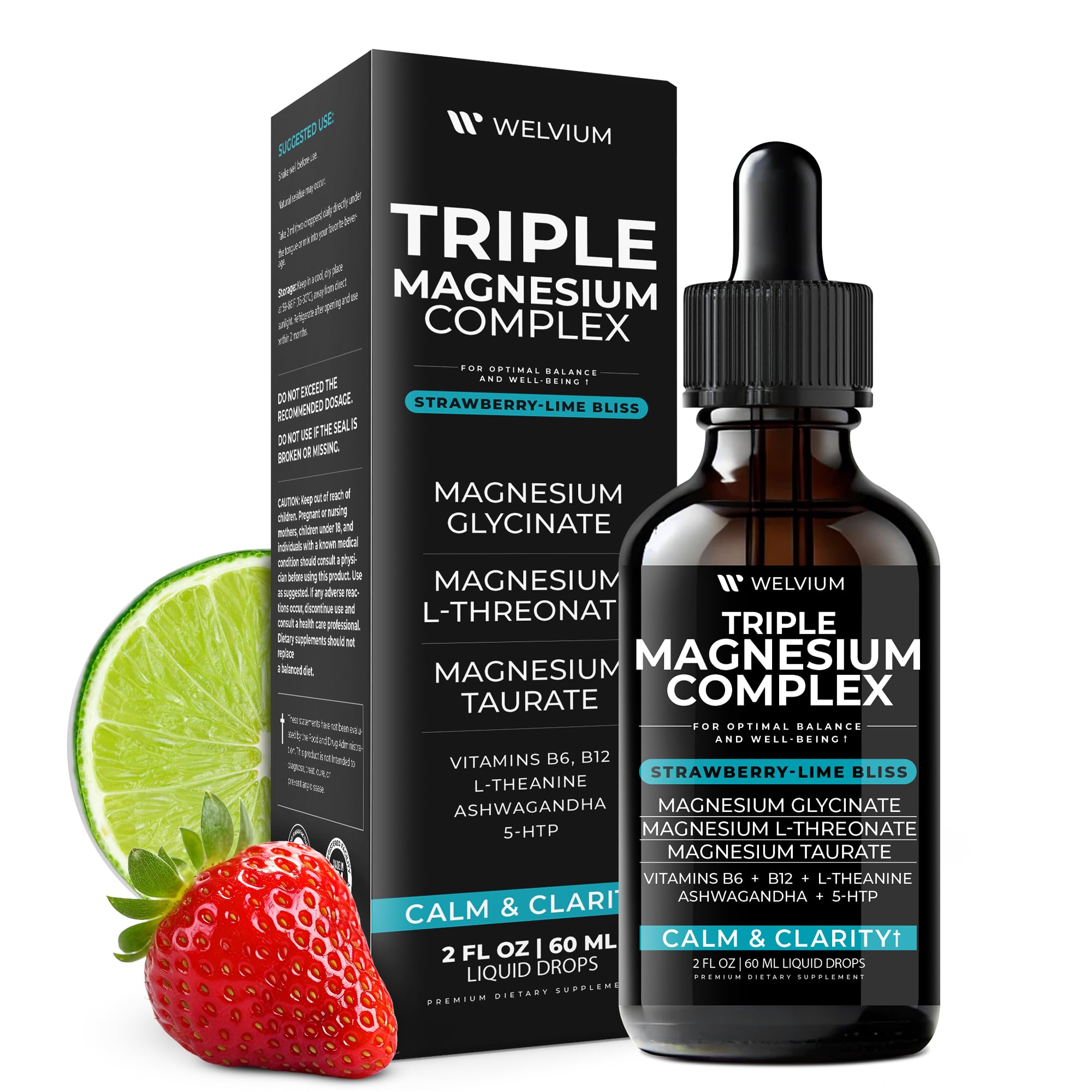 WELVIUM Magnesium Glycinate Liquid Drops lifestyle scene