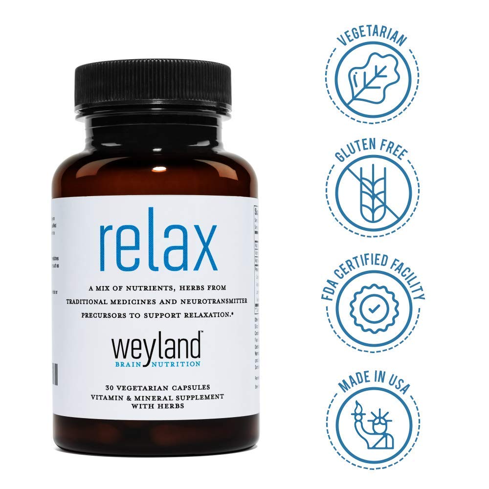 Weyland Brain Nutrition daily wellness capsules in a hand