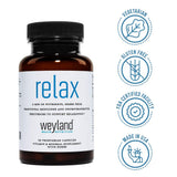 Weyland Brain Nutrition daily wellness capsules in a hand