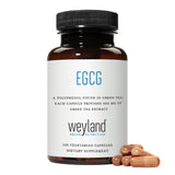 Weyland Brain Nutrition EGCG Green Tea Extract 400mg capsule bottle side view