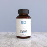 Weyland Brain Nutrition EGCG Green Tea Extract bottle with a measuring spoon