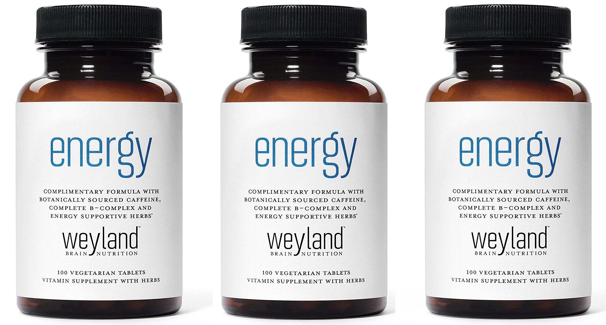 Weyland Brain Nutrition Energy B-Complex bottle front view