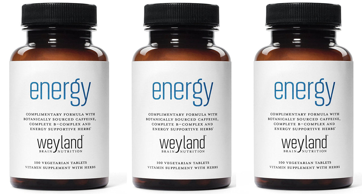 Weyland Brain Nutrition Energy B-Complex bottle front view