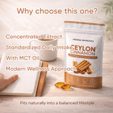 WHDEOW Ceylon Cinnamon Softgels side view showing packaging
