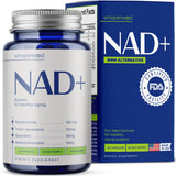 WHISPERWOOD NAD+ Resveratrol Complex 500mg Capsules front view