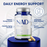 WHISPERWOOD NAD+ Resveratrol Complex 500mg Capsules side view