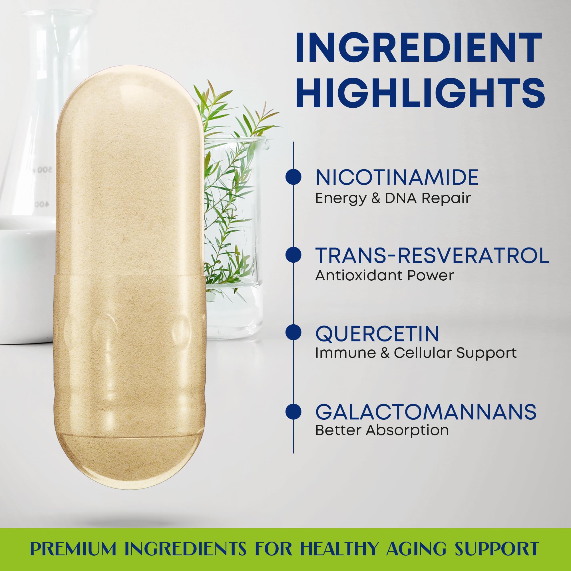 WHISPERWOOD NAD+ Resveratrol Complex packaging