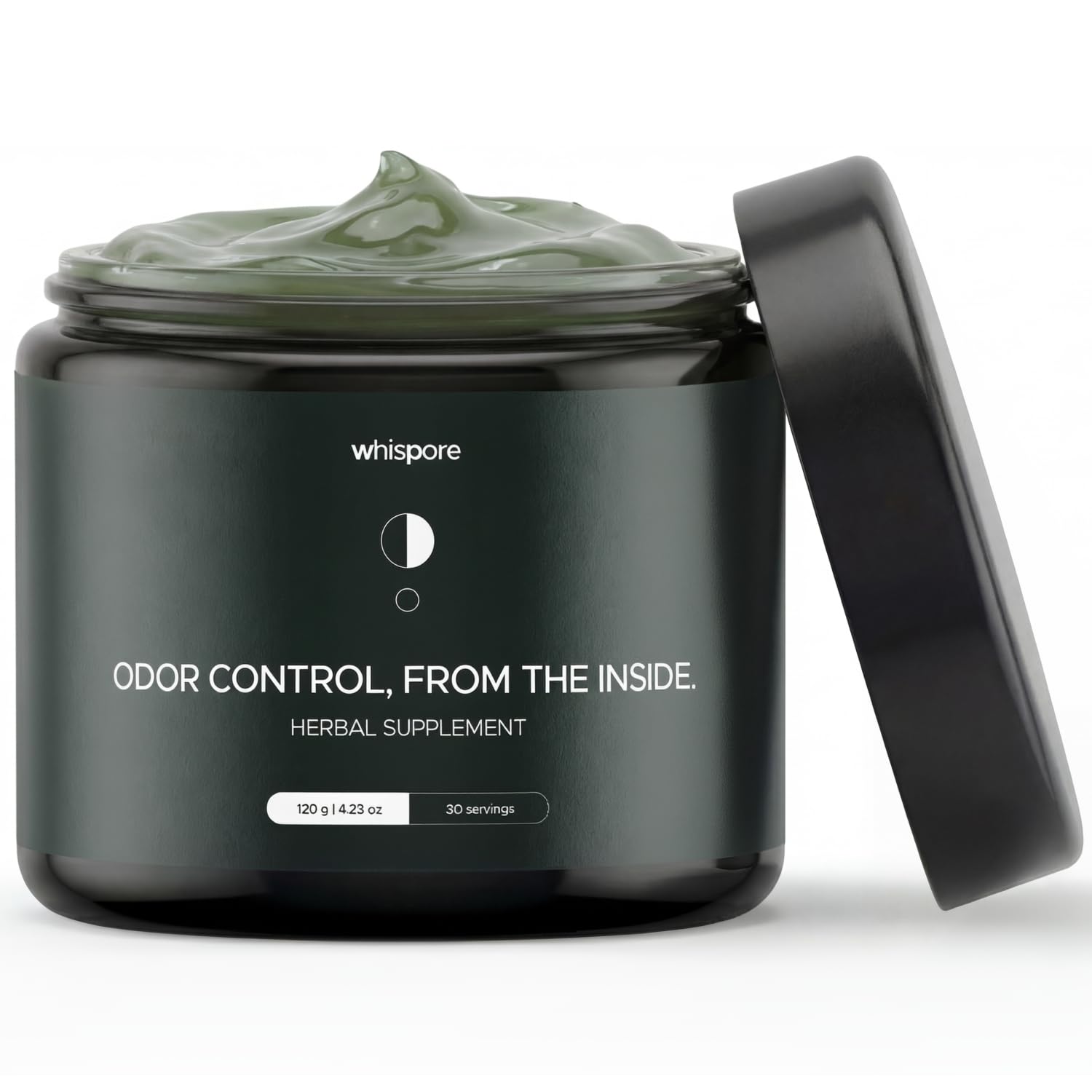 Whispore Internal Odour Control Support supplement front view