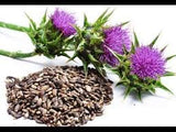 White Label Premium Milk Thistle Seed on a wooden table