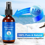 WHLH & WELL-BEING Magnesium Oil Spray 290g bottle side view