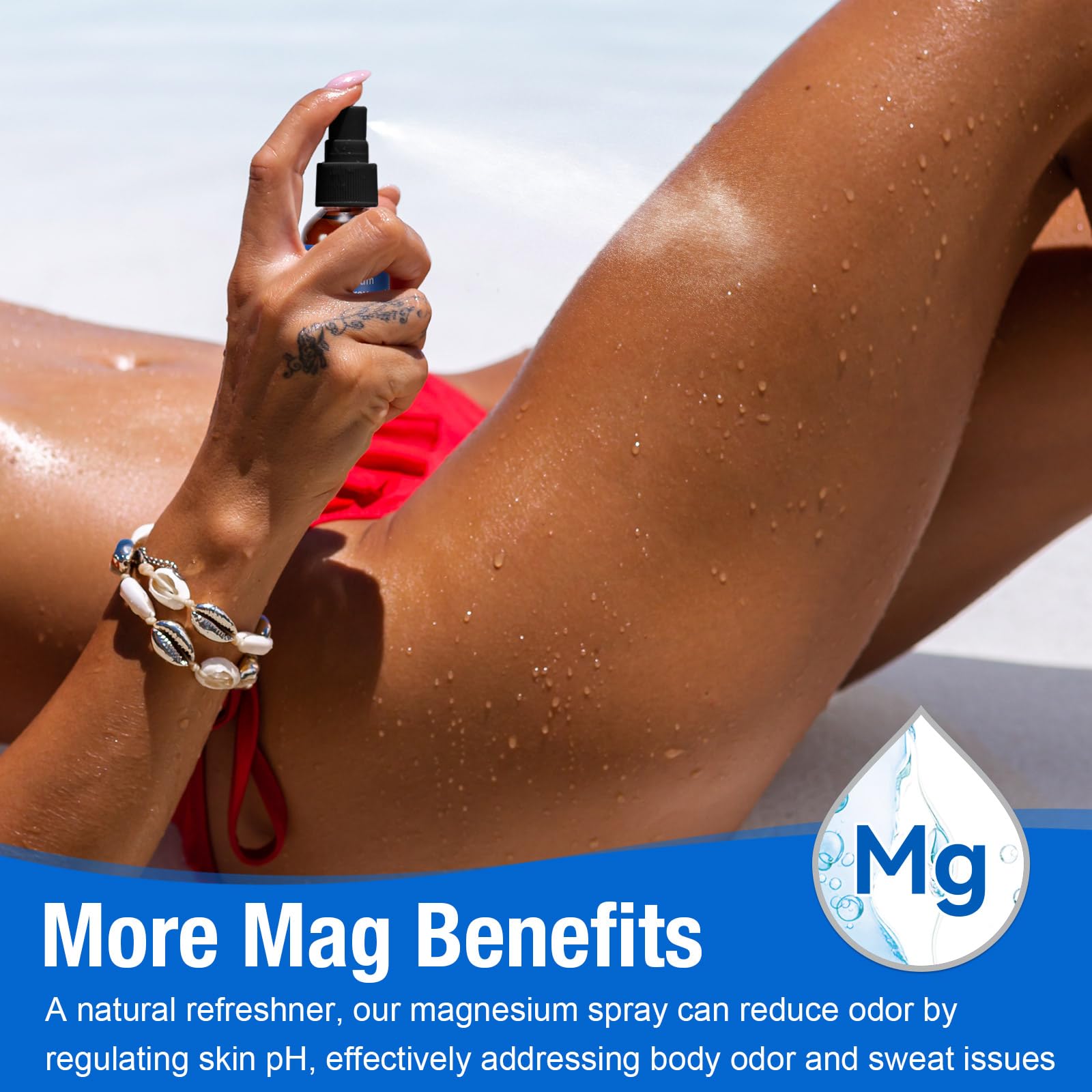 WHLH & WELL-BEING Magnesium Oil Spray 290g lifestyle scene