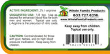 Whole Family Products L-Arginine Cream texture close-up