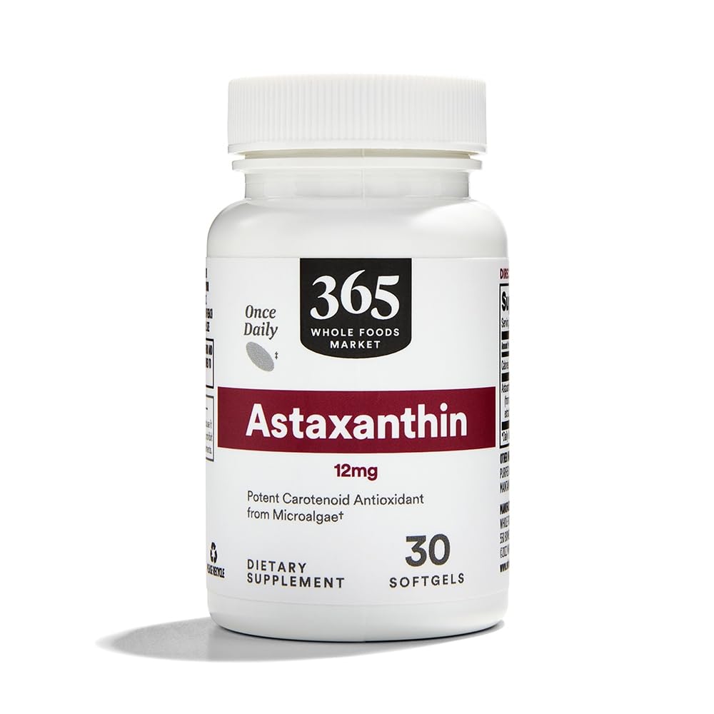 Whole Foods Market Astaxanthin Capsules front view