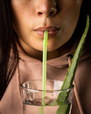 Whole Leaf Aloe Organic Whole Leaf Aloe Vera in a glass