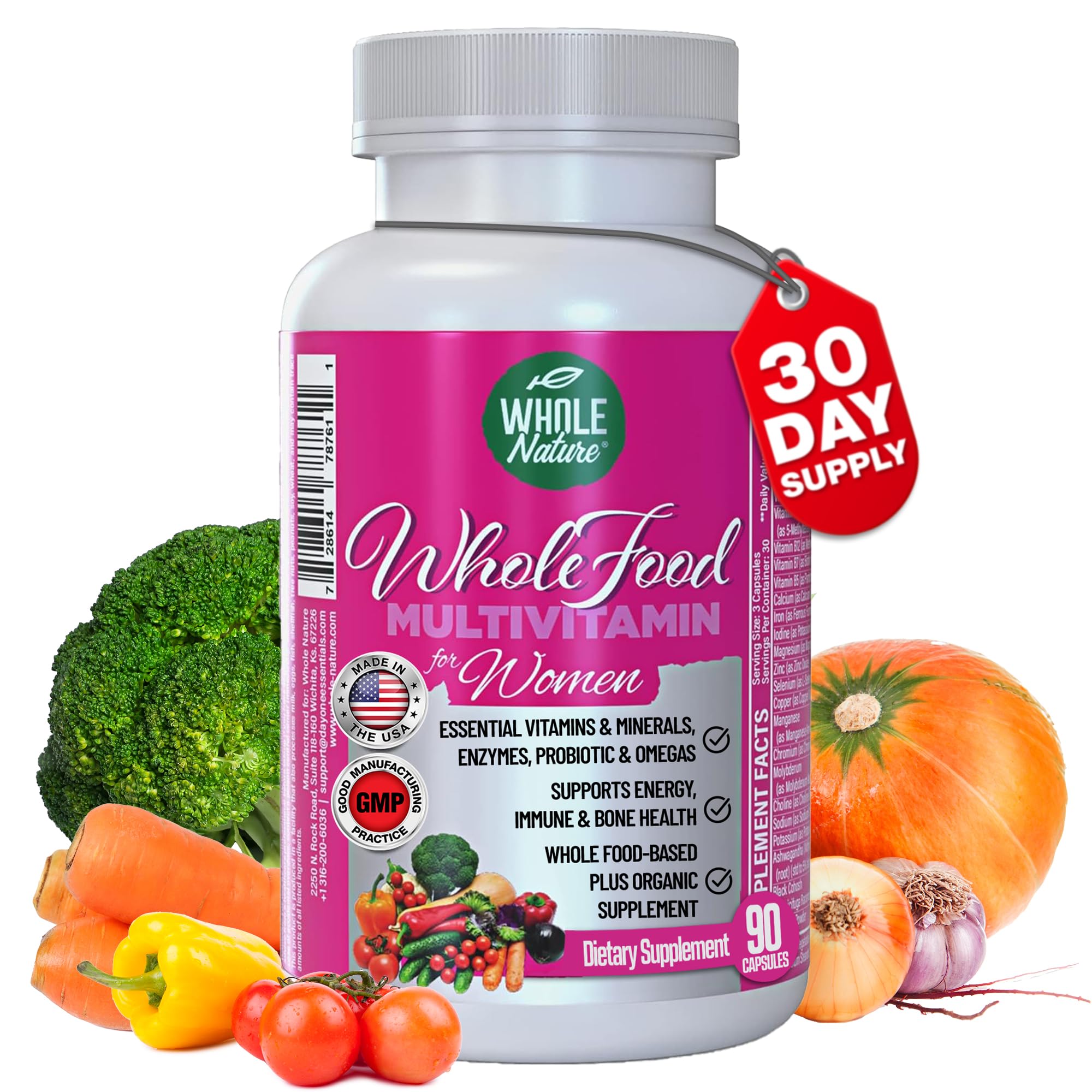 Whole Nature Multivitamins front view packaging