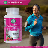 Whole Nature Multivitamins opened bottle showing capsules