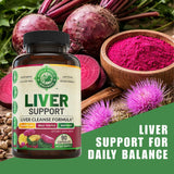 WHOLE WORLD WELLNESS Artichoke Liver Support Supplement bottle side view