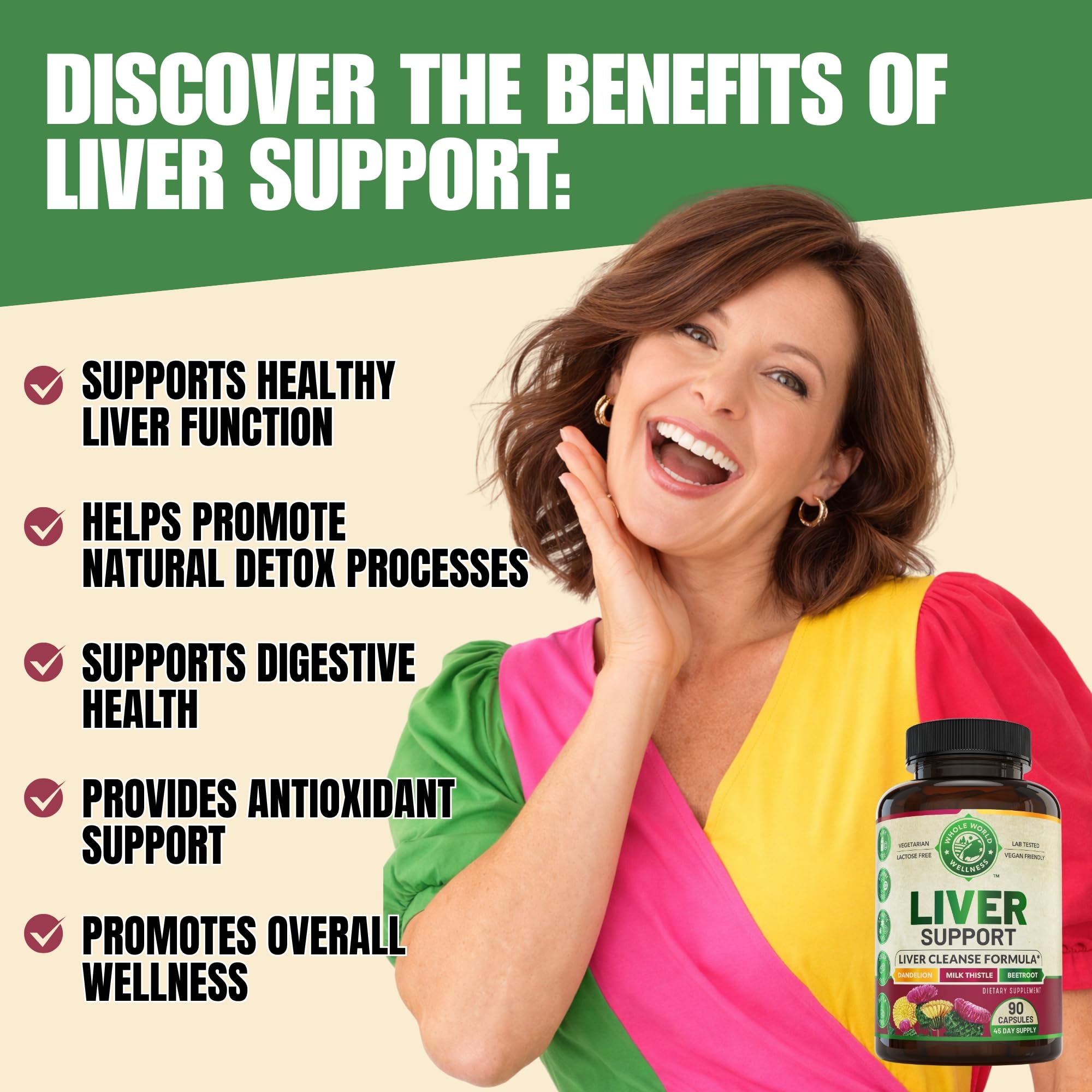 WHOLE WORLD WELLNESS Artichoke Liver Support Supplement ingredients list